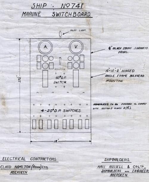 Star Of Orkney (741) - Marine Switchboard