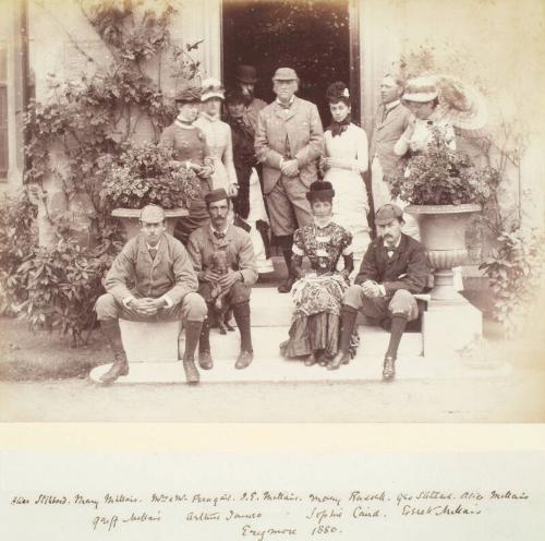 Family Group at Erigmore, from an album compiled by Sir John Everett Millais