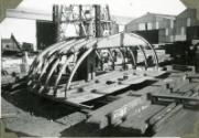 Photograph of construction of steam tug 'Howard Smith'