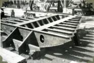 Photograph of construction of steam tug 'Howard Smith'