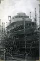 Photograph of construction of steam tug 'Howard Smith'