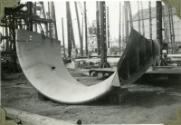 Photograph of construction of steam tug 'Howard Smith'