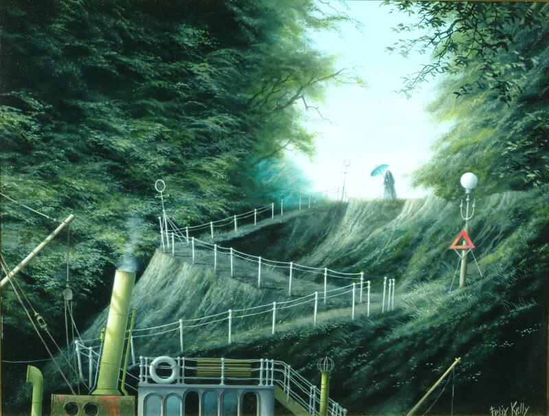 Path to the River Steamer