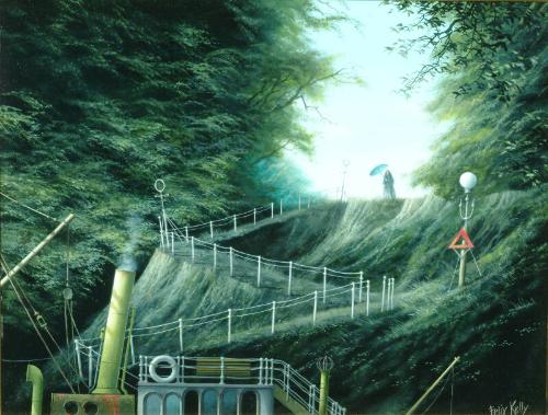 Path to the River Steamer