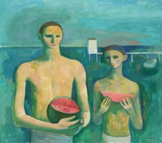 Boys at a Bathing Place
by Alberto Morrocco 