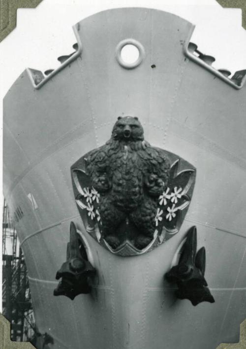 Photograph of steam Baltic timber carrier 'Binna'