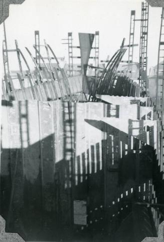 Black & white photograph of cargo vessel 'David Pollock'