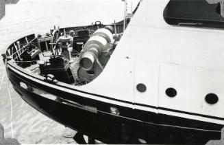 Black & white photograph of collier 'James Rowan'