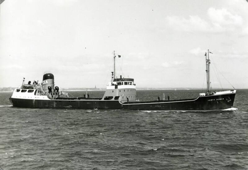 Black & white photograph of collier 'James Rowan'