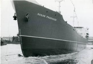 Black & white photograph of sugar carrier 'Sugar Producer'