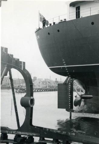 Black & white photograph of sugar carrier 'Sugar Producer'