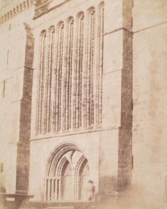 Seven Sisters and Doorway, St Machars Cathedral, Aberdeen, from an album compiled by Sir John Everett Millais