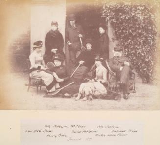 Millais Family Group at Torwood, from an album compiled by Sir John Everett Millais