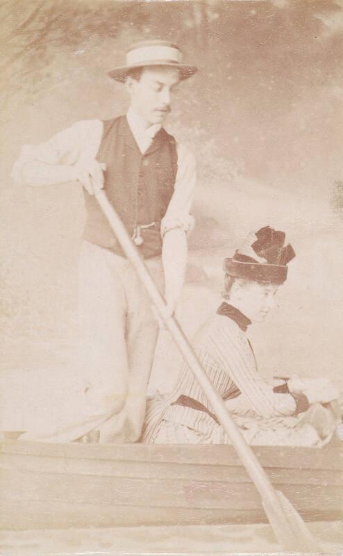 Studio Photograph of Mr Ellis Hope Vere, from an album compiled by Sir John Everett Millais