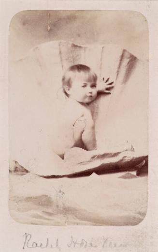 Rachel Hope Vere when a Baby, from an album compiled by Sir John Everett Millais