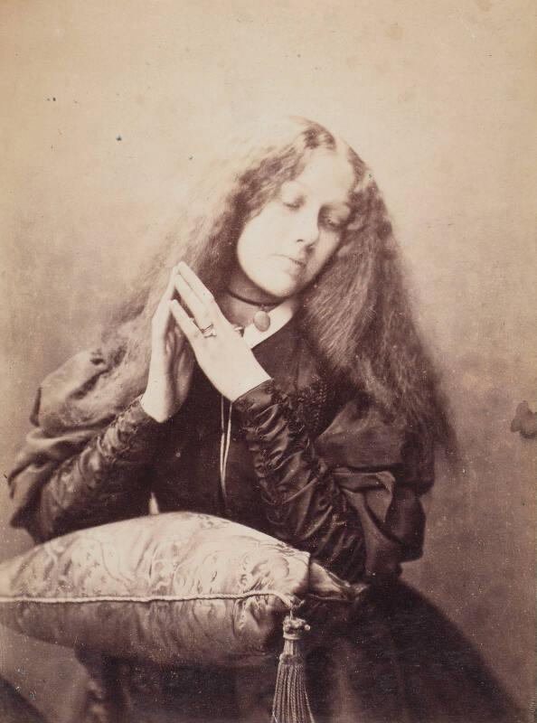 An Artist's Model, from an album compiled by Sir John Everett Millais