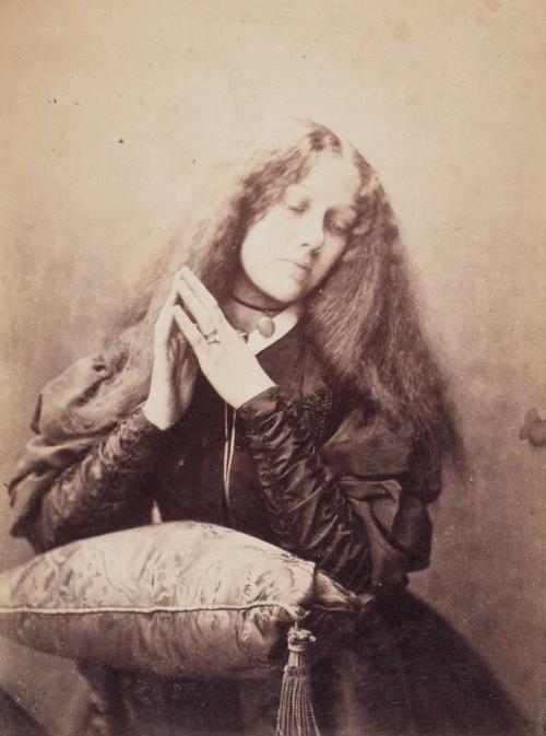 An Artist's Model, from an album compiled by Sir John Everett Millais