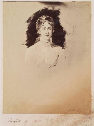 Photograph of a Portrait of Mrs Beddington, from an album compiled by Sir John Everett Millais