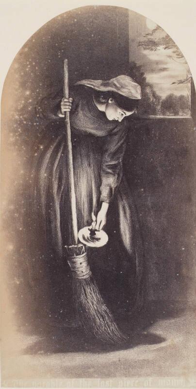 Photograph of 'The Parable of The Lost Piece of Money' by Millais, from an album compiled by Sir John Everett Millais