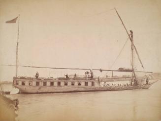 Boat, Africa, from an album compiled by Sir John Everett Millais