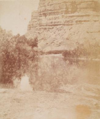 Mountain and Pool, South Africa, from an album compiled by Sir John Everett Millais