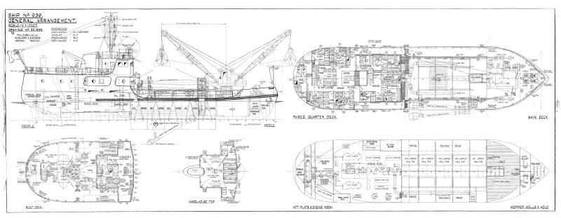 Shearwater (939) General Arrangement Plan