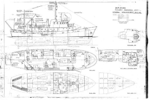 Clupea (940) General Arrangement Rigging Plan