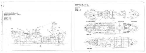 Aberdeen City (751) Aberdeen Merchant (752) General Arrangement Deck Plan
