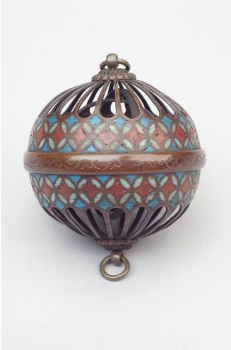 Chinese Cloisonné Enamel Spherical Censer