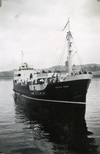 Black and White Photograph in album of 'Adriatic Coast'