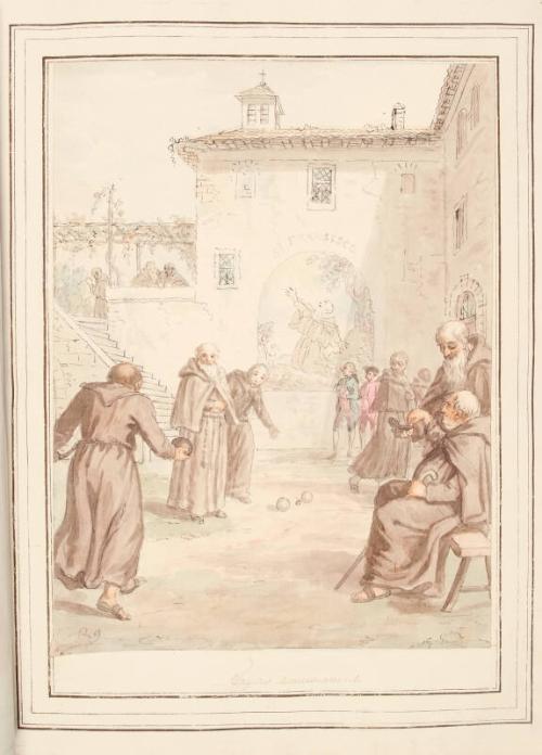 Fryers Amusement, leaf from 'A Collection of Dresses by David Allan Mostly from Nature'