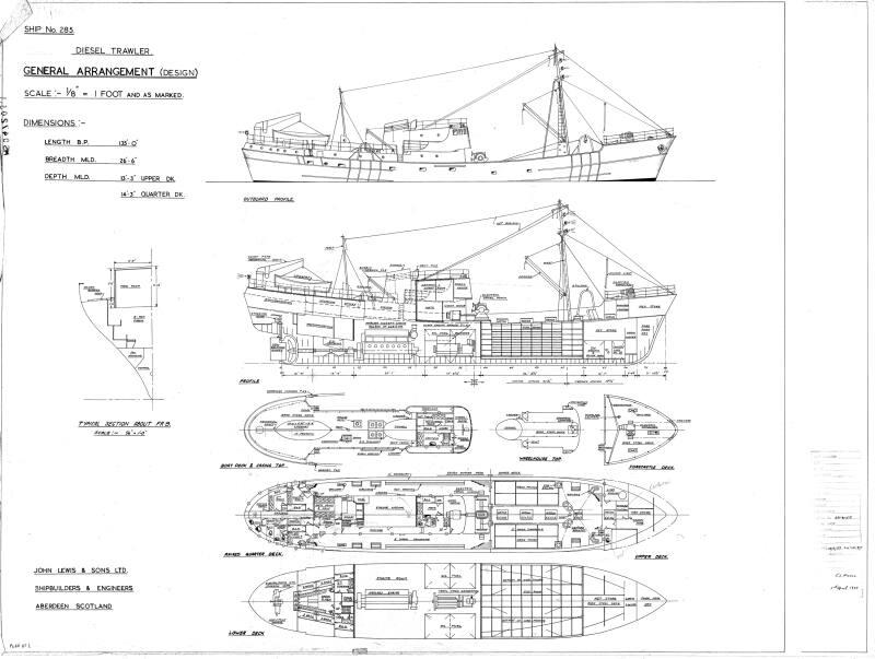 Ben Meidie (285) General Arrangement (design)