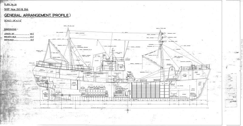 Alexander Bruce (265) & David Wood (266) General Arrangement - Profile