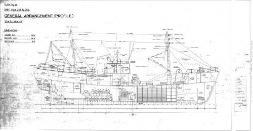 Alexander Bruce (265) & David Wood (266) General Arrangement - Profile