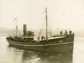 Black and white photograph of the Aberdeen Trawler 'Margaret Clark'