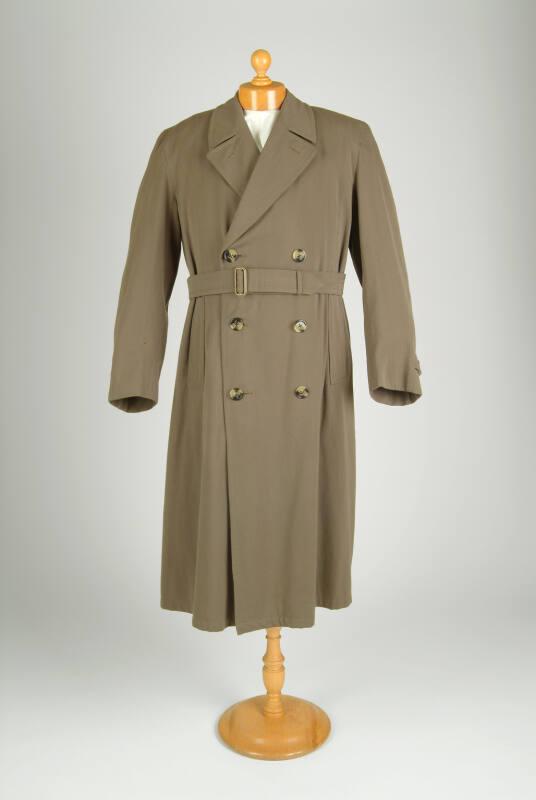 Gaberdine Trenchcoat and Belt – Works – eMuseum