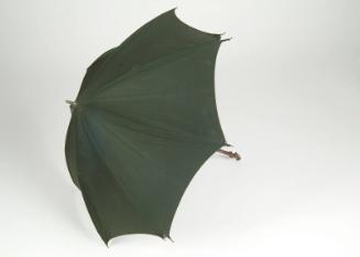 Black Umbrella with Knotted Handle