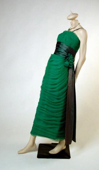 Bright Green Evening Dress