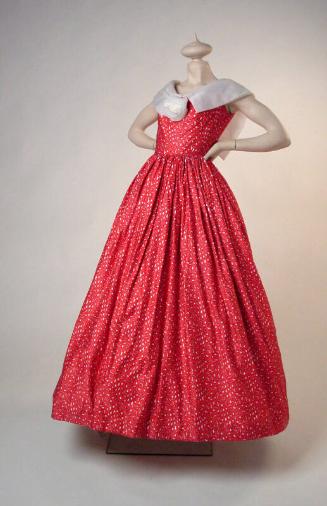 Ladies Long Cotton Evening Dress (Full Skirt)