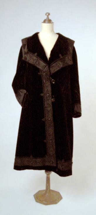 Black Velvet Coat(3/4 Length)