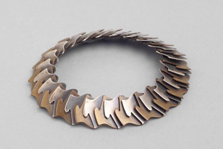 Mokume and Silver Bangle by Mark Powell