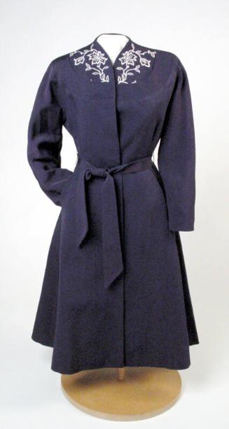 Embroidered Blue Coat