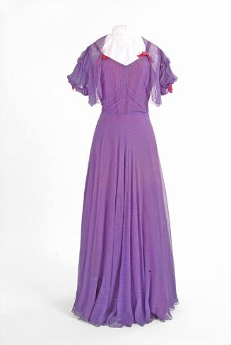 Purple Chiffon Dress