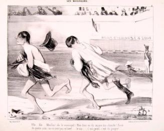 Les Baigneurs. File... File... Moellon! v. le Municipal...