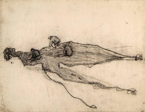 Three Men Mending a Net, Forte dei Marmi