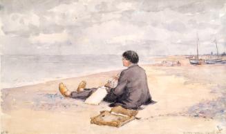Sizewell - James McBey Sketching