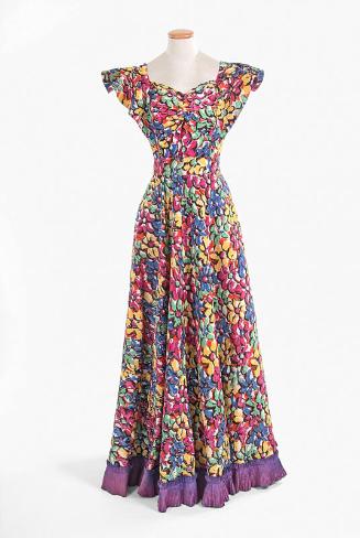 Long Bright Floral Dress