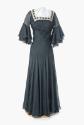 Black Chiffon Evening Dress with Diamantes