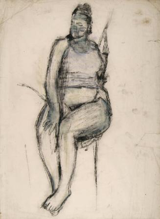 Seated Female Model