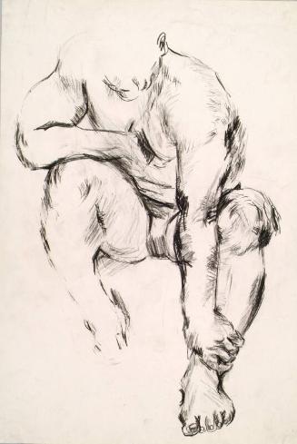 Seated Male Model